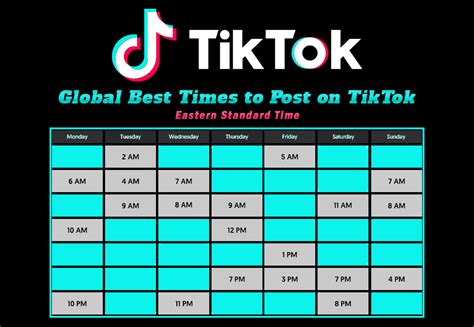 Best Times To Post On Tiktok 2021 Lets Go Viral Eazyviral