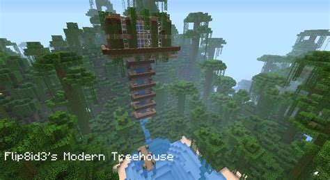 Modern Treehouse Minecraft Map