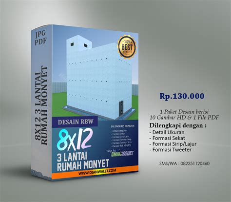 Maybe you would like to learn more about one of these? Desain Bangunan Walet 8x12 3 Lantai Premium Dian Walet