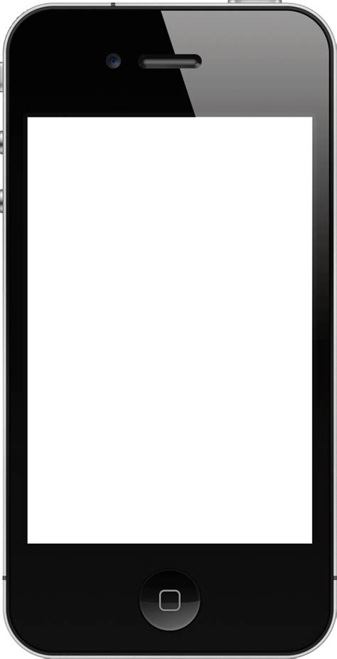 Black iPhone Blank Template | iPhone | Know Your Meme png image