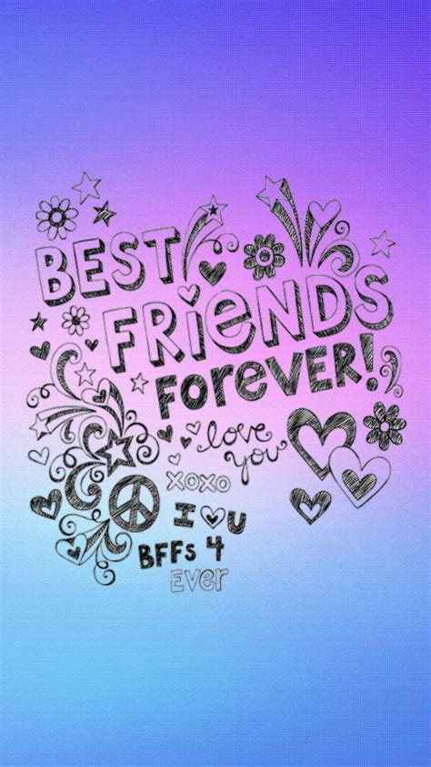 Best friend girls looking for rainbow wallpaper. Best friends forever wallpaper by tigger_506761969 - 78 - Free on ZEDGE™