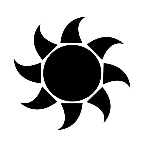 Sign Of Sun Icon 569300 Vector Art At Vecteezy