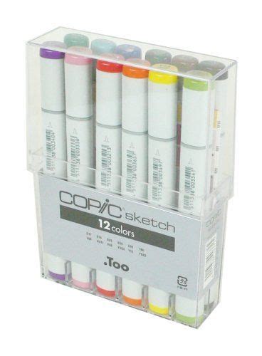 Copic Marker 12 Piece Sketch Basic Set Copic Markers