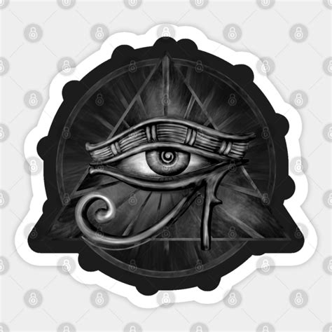 Egyptian Eye Of Horus Wadjet Eye Of Horus Pegatina Teepublic Mx