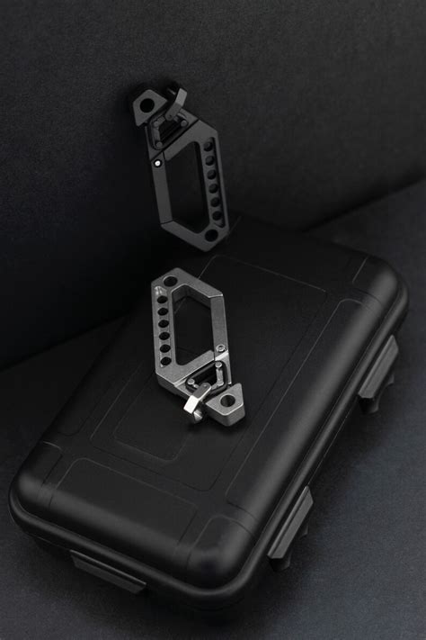 Titanium Carabiner Keychain Edc Quick Release Hooks Advanced Etsy