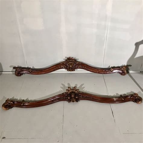 Antiques Atlas Pair Of French Walnut And Gilt Window Pelmets
