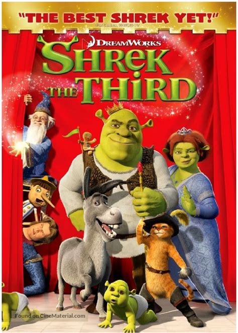 Shrek The Third 2007 Dvd Movie Cover