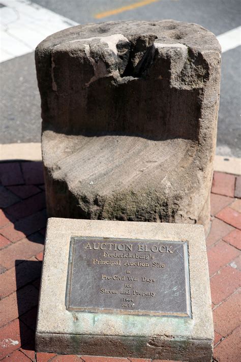 Controversial Slave Auction Block To Remain In Downtown Fredericksburg Fredericksburg