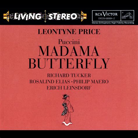 Puccini Madama Butterfly By Leontyne Price Erich Leinsdorf Richard