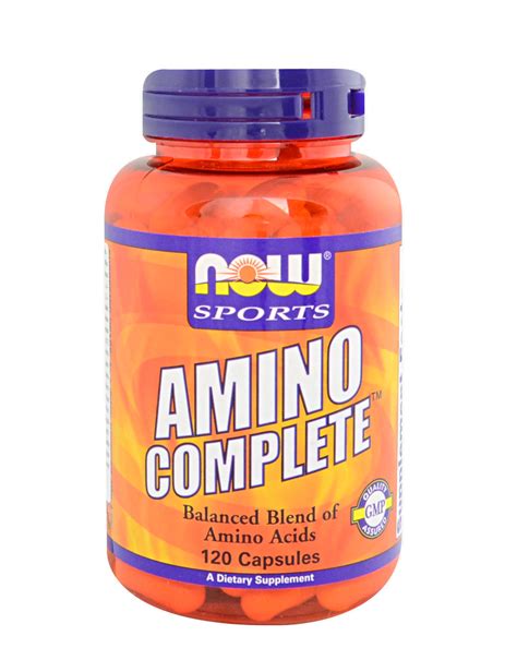 Amino Complete By Now Foods 120 Capsules
