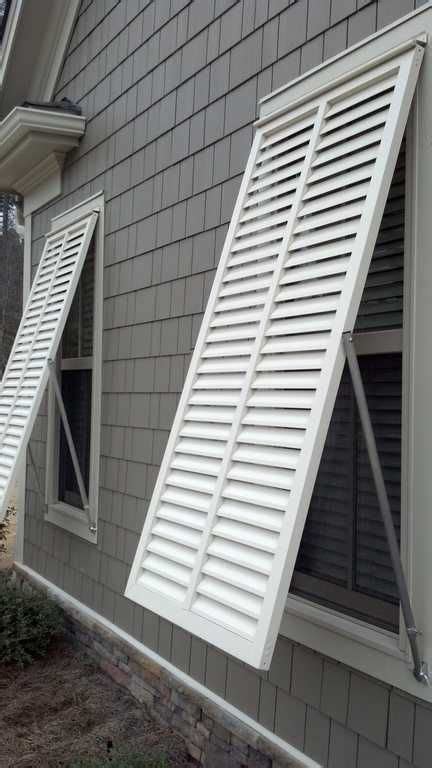 The Louver Shop Awning Alternative Outdoor Shutters Shutters