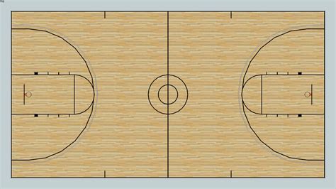 Basketball Court Layout With Labels Shadowshery