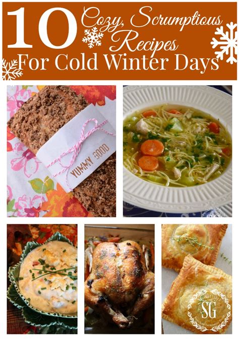 10 cozy scrumptious recipes for cold winter days stonegable
