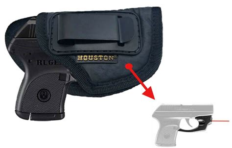 Houston Iwb Soft Holster For Ruger Lcp 380 With Laser Ebay