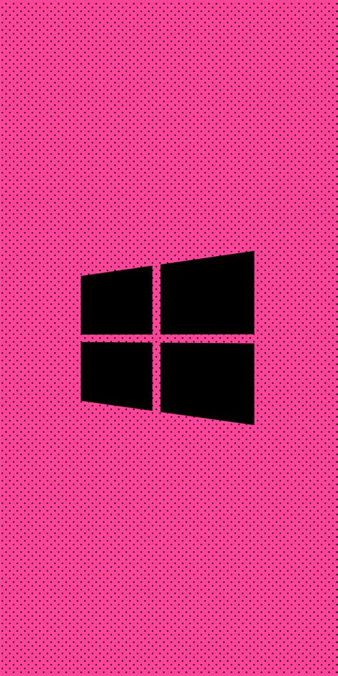 1080x2160 Windows Pink Minimal Logo 8k One Plus 5thonor 7xhonor View