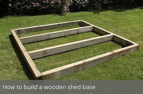 How To Build A Wooden Shed Base Waltons Blog Waltons