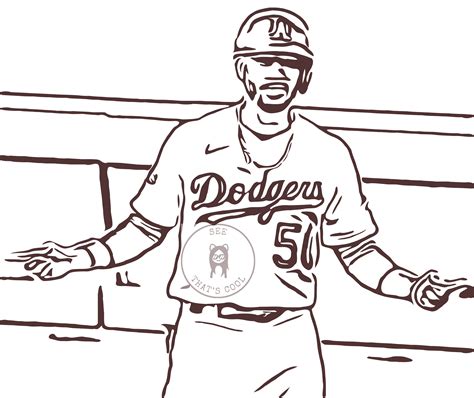 Mookie Betts Dodgers Svg Cut File  File Etsy