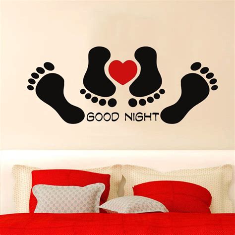 Funny Good Night Bedroom Sexy Adult Quote Wall Sticker Wall Art Decal