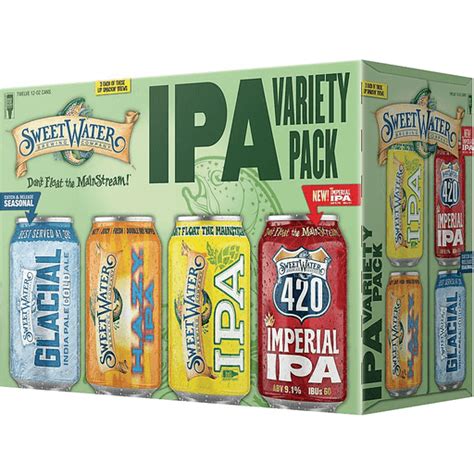 Sweetwater Brewing Co Ipa Variety Pack 12pkc 12 Oz Specialty Beer