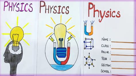 Physics Physics Border Design Physics Cover Page Designs Physics