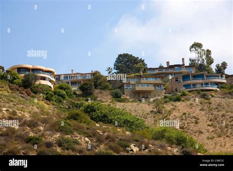 Luxury Hilltop Homes In Laguna Beach Ca Stock Photo Alamy