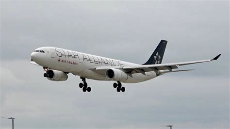 Air Canada Star Alliance Livery Airbus A330 343 C Ghlm Arrival At