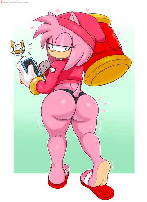 Rule 34 1girls 2020 5 Fingers Amy Rose Anthro Ass Focus