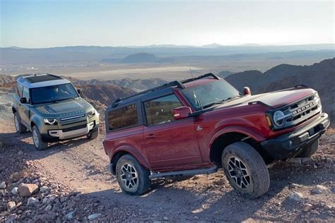 Bronco Vs Defender Which Is The Best Off Road Suv Edmunds
