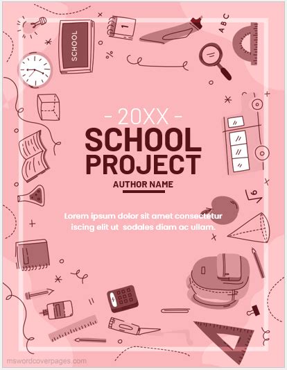 Magazine Cover Design For School Project Download And Edit