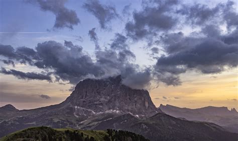 Dolomitessunset Towards Langkofel Capture Taken Duri Flickr