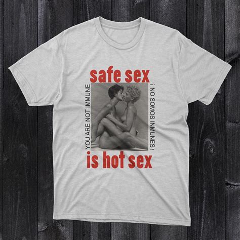 safe sex is hot sex white shirt gildan heavy depop