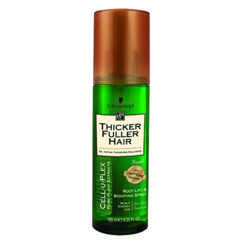 Thicker Fuller Hair Cell U Plex Root Lift And Bodifying Spray For Fine