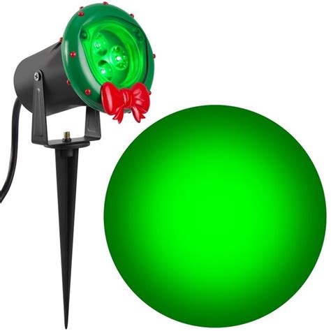 Gemmy Spot Light Constant Green Electrical Outlet Solid Christmas