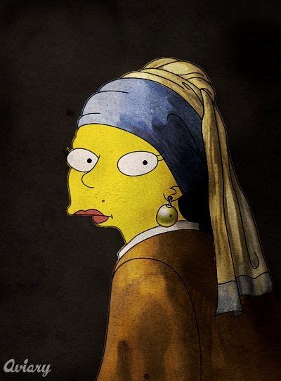 7 Famous Works Of Art Remade Simpsons Style Arte Classica Monna