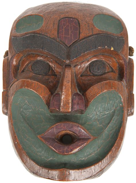 Sold Price Northwest Native American Face Mask May 6 0119 100 Pm Edt