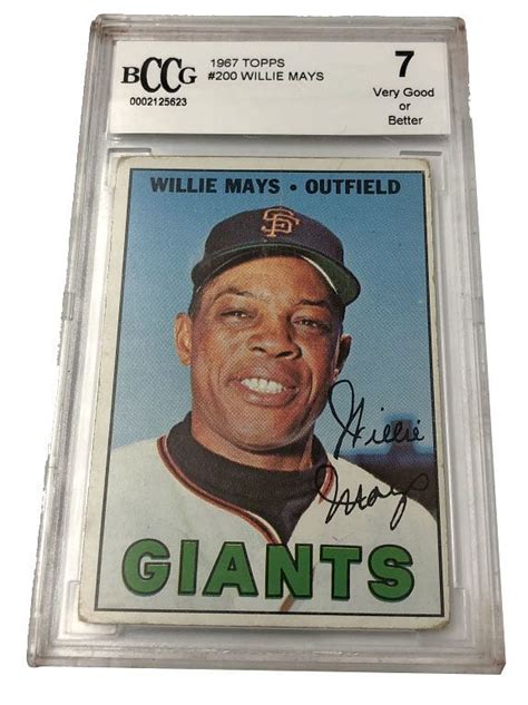 Maybe you would like to learn more about one of these? Price guide for Willie Mays 1967 Topps #200 Baseball Card: