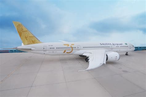 Saudia Reveals Special 75 Year Anniversary Boeing 787 Dreamliner Livery