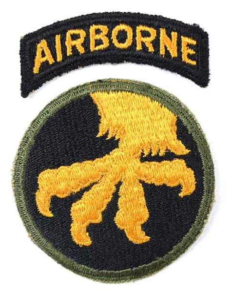 Worldwarcollectibles Us Ww2 17th Airborne Division Ssi