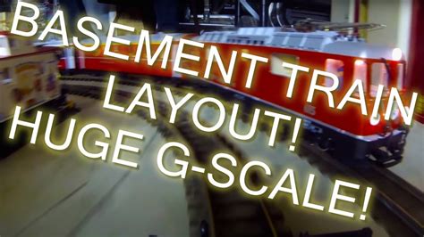 Lgb G Scale Train Layout In Our Basement Youtube