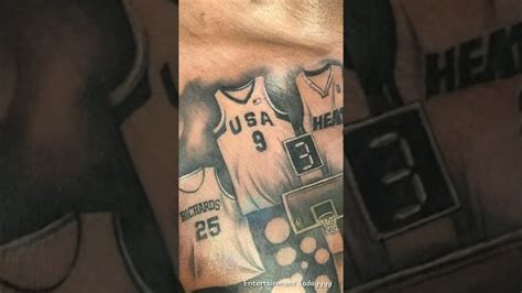 Dwyane Wade Gets New Miami Heat Tribute Tattoo Youtube