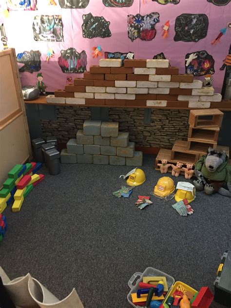 Three Little Pigs Construction Yard Role Play Area Dramatic Play