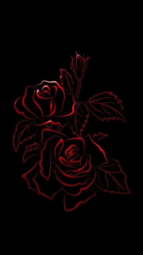 Pin By Nieves Dominguez On Fondos Red And Black Wallpaper Red Roses
