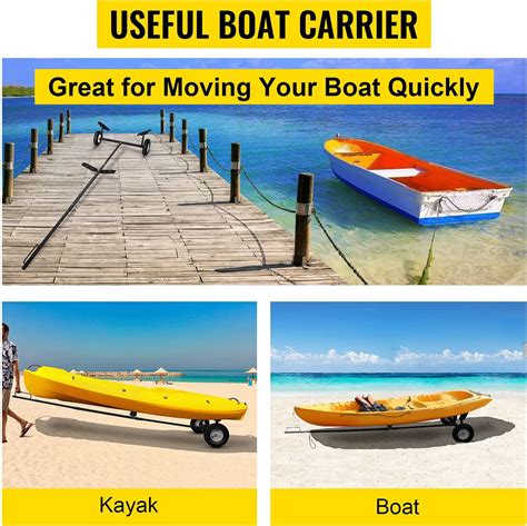Buy Vevor Boat Trailer Dolly 360 Lbs Load Capacity Boat Trailer Hand