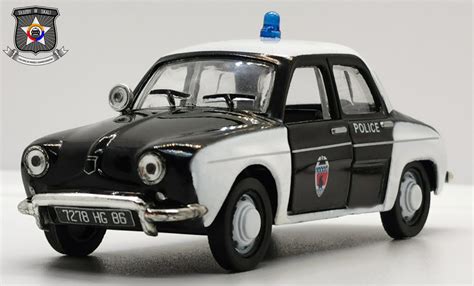 Renault Dauphine Police Nationale Francja SŁuŻby W Skali