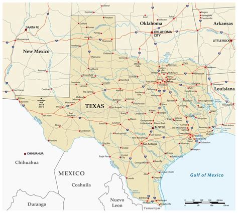Detailed Road Map Of Texas Map Of Spain Andalucia