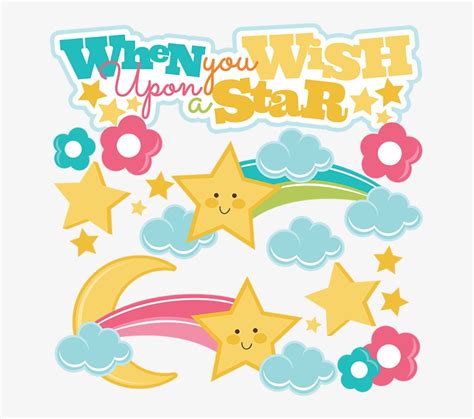 Shooting Star Clipart Wish Star Wish Upon A Star Clipart Transparent