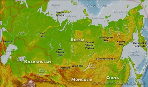 Larger map russia, find on theworldmap.net map of the world map, 3d map, satellite, globe, map to print, the physical world map, political map, time zones map, oceans card, virgin world map dumb virgin world map, world map to download, countries card, world children, atlas card, free card. Russia Physical Map