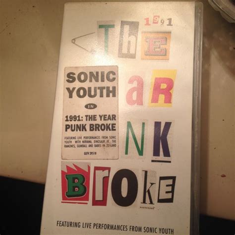 Sonic Youth 1991 The Year Punk Broke Vhs