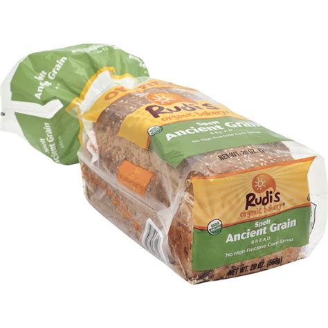 Rudis Organic Bakery Bread Organic Spelt Ancient Grain Bread