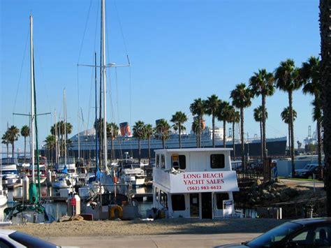 Long Beach Yacht Sales Long Beach Harbor California Usa Editorial
